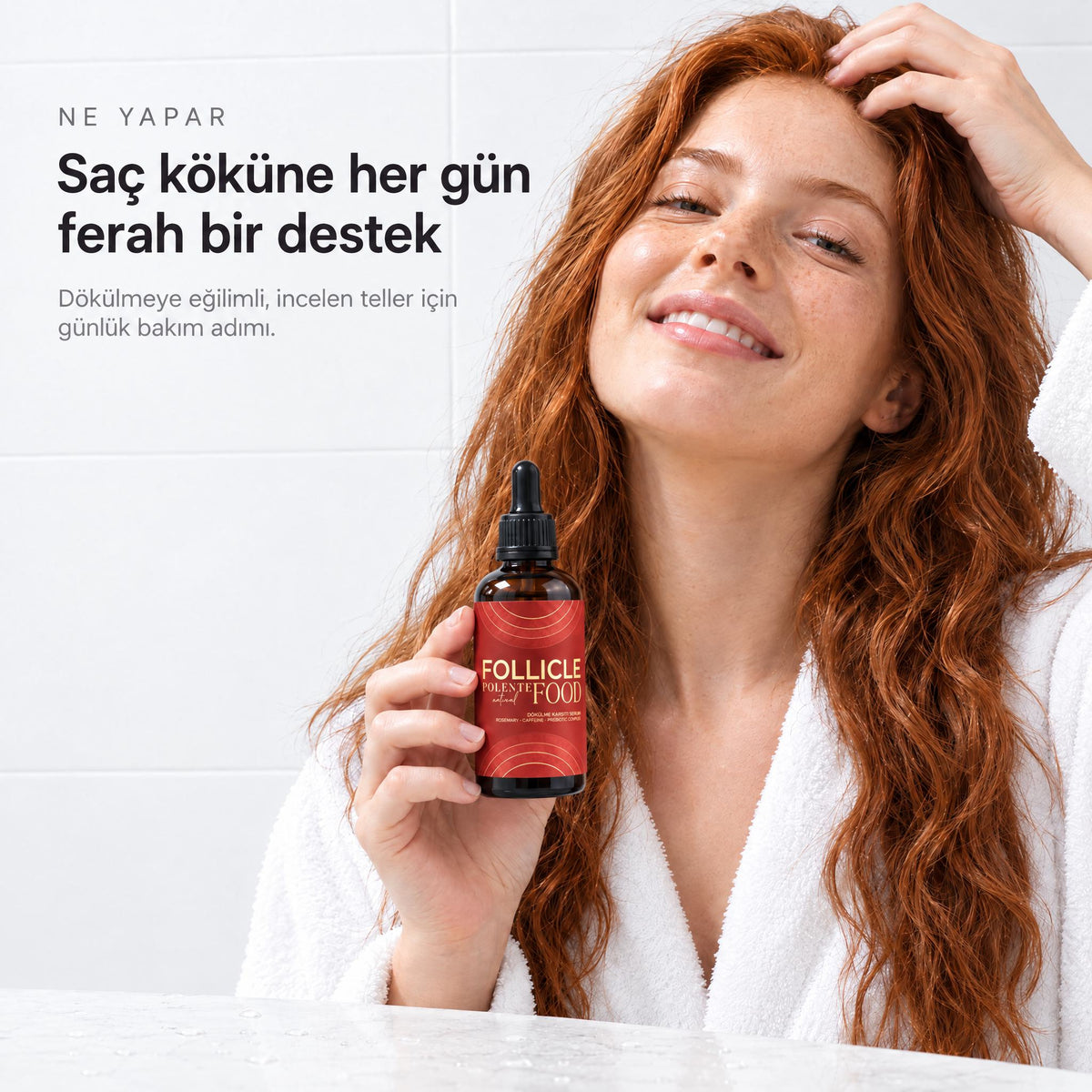 Follicle Food Saç Kökü Serumu 50 ml — saç köküne her gün ferah bir destek