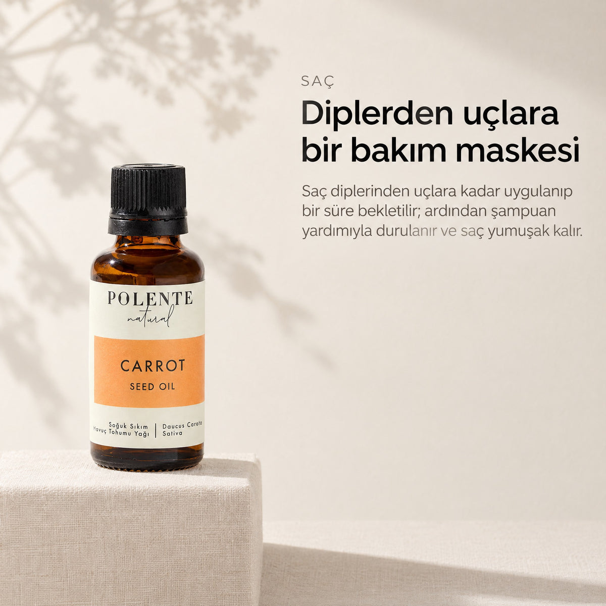 Havuç Tohumu Yağı 30 ml — diplerden uçlara bir saç bakım maskesi