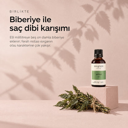 Isırgan Otu Yağı 50 ml — biberiye ile saç dibi karışımı