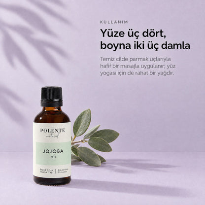 Jojoba Yağı 50 ml — yüze üç dört, boyna iki üç damla