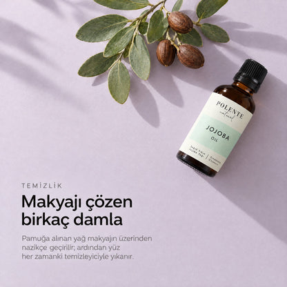Jojoba Yağı 50 ml — makyajı çözen birkaç damla
