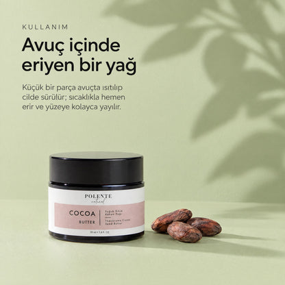 Kakao Butter 50 ml — avuç içinde eriyen bir yağ
