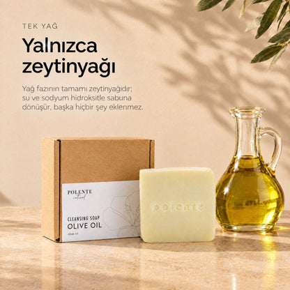 %100 Saf Zeytinyağı (Kastil) Sabunu 110 gr — yalnızca zeytinyağı
