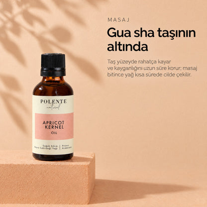 Kayısı Çekirdeği Yağı 50 ml — gua sha taşının altında