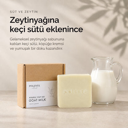 Keçi Sütü Sabunu — zeytinyağına keçi sütü eklenince