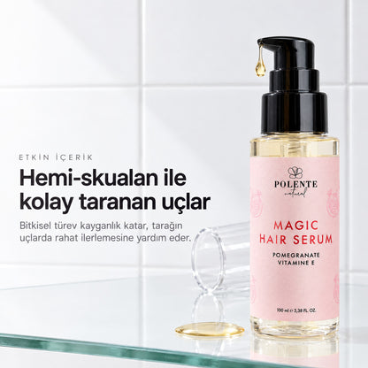 Kırılma Karşıtı Saç Bakım Serumu 100 ml — hemi-skualan ile kolay taranan uçlar