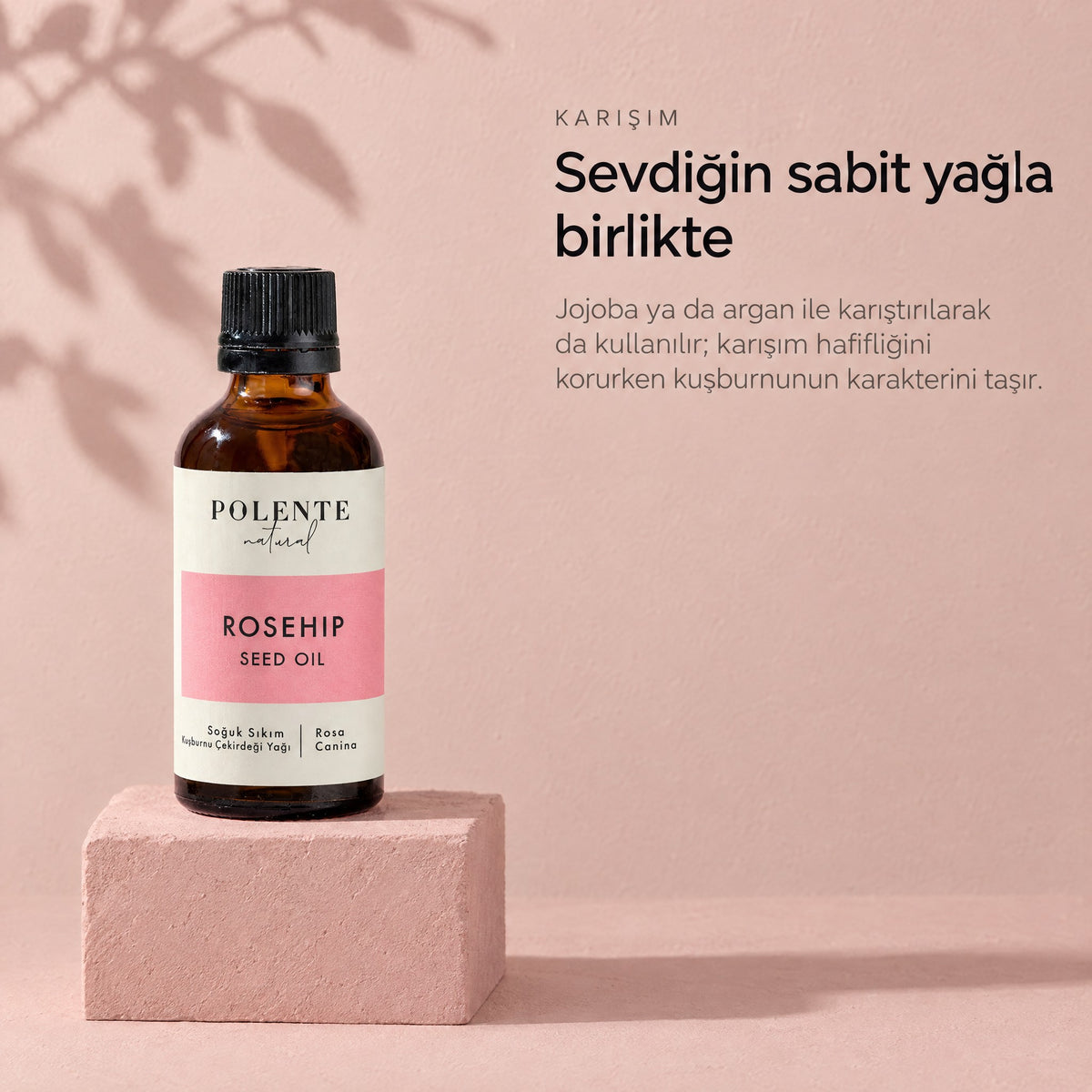 Kuşburnu Çekirdeği Yağı 50 ml — sevdiğin sabit yağla birlikte