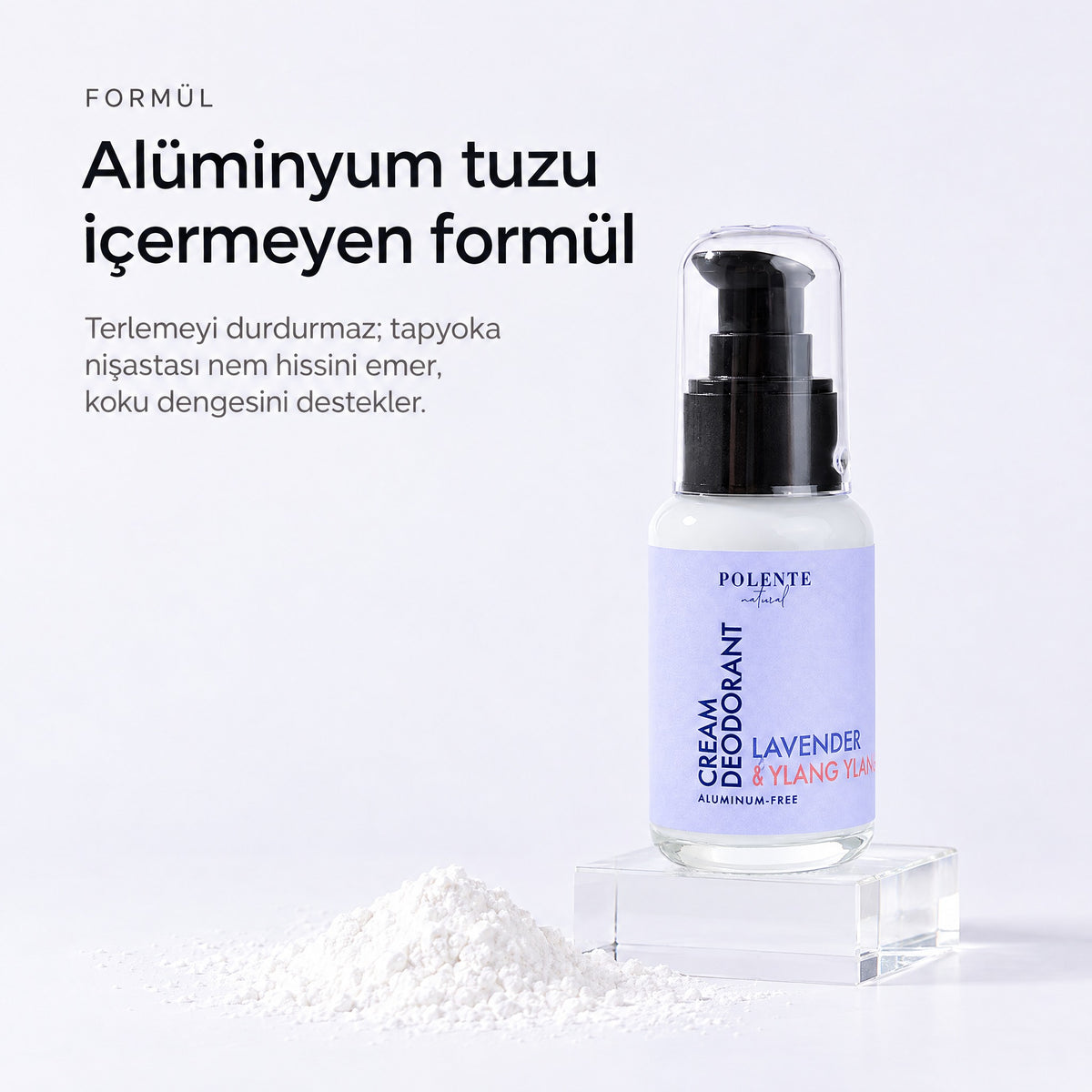 Lavanta &amp; Ylang Ylang Krem Deodorant 50 ml — Alüminyum tuzu içermeyen formül