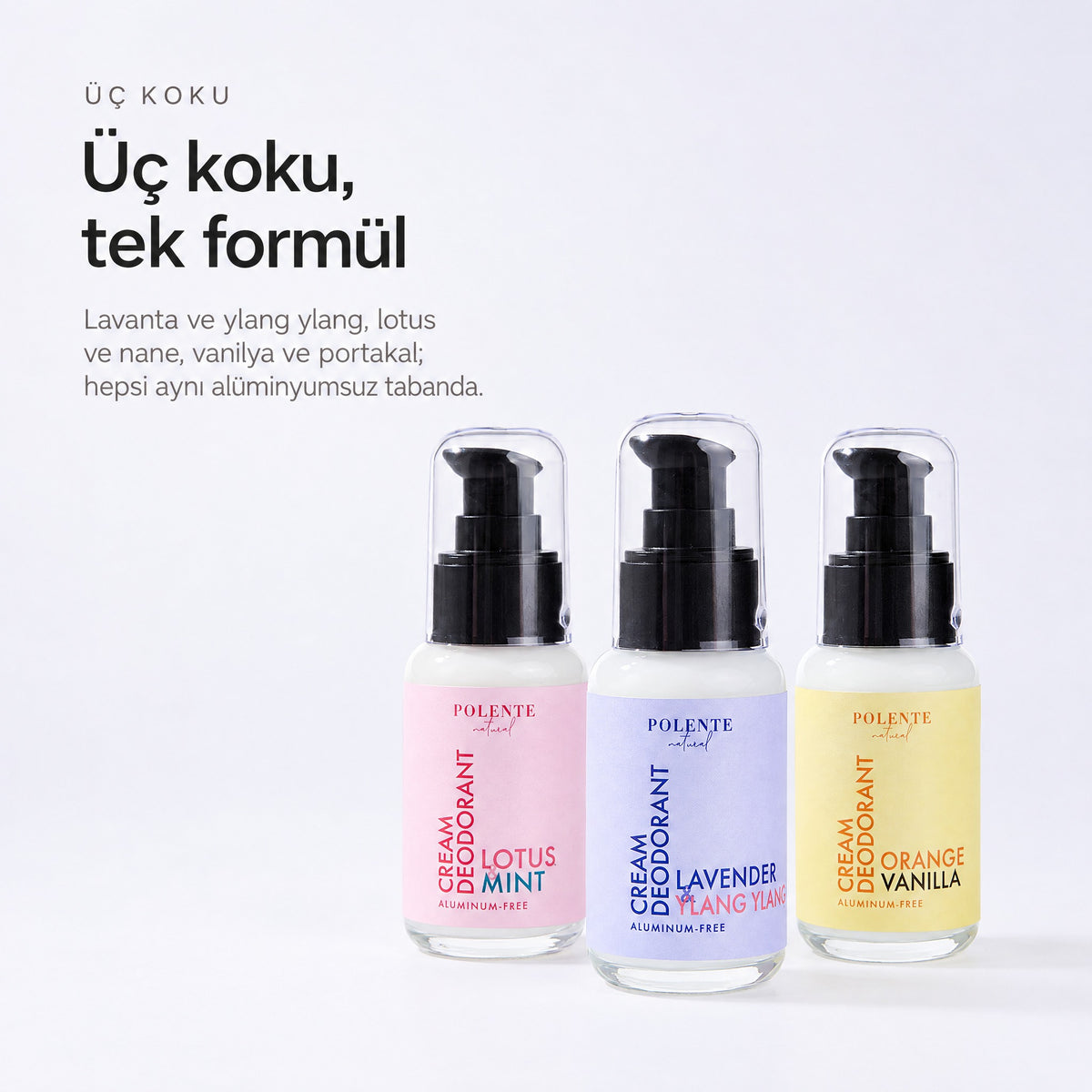 Lavanta &amp; Ylang Ylang Krem Deodorant 50 ml — Üç koku, tek formül