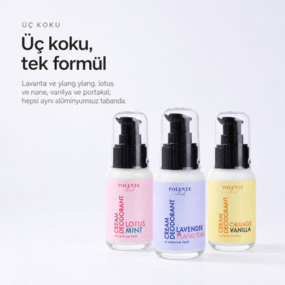 Lavanta &amp; Ylang Ylang Krem Deodorant 50 ml — Üç koku, tek formül