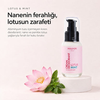 Lotus &amp; Mint Krem Deodorant 50 ml — Nanenin ferahlığı, lotusun zarafeti