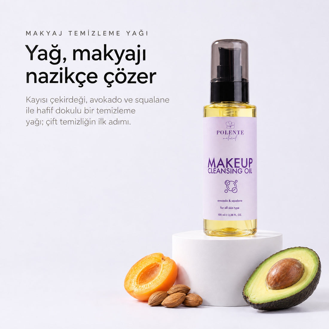 Makyaj Temizleme Yağı 100 ml — Yağ, makyajı nazikçe çözer