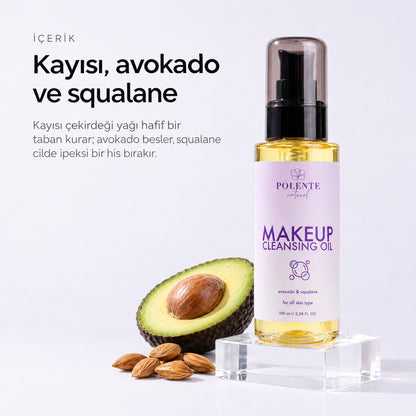 Makyaj Temizleme Yağı 100 ml — Kayısı, avokado ve squalane