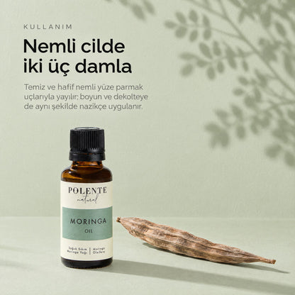 Moringa Yağı 30 ml — nemli cilde iki üç damla
