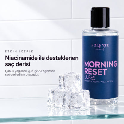 Morning Reset Cubes 200 ml — Niacinamide ile desteklenen saç derisi, donmuş tonik küpleri
