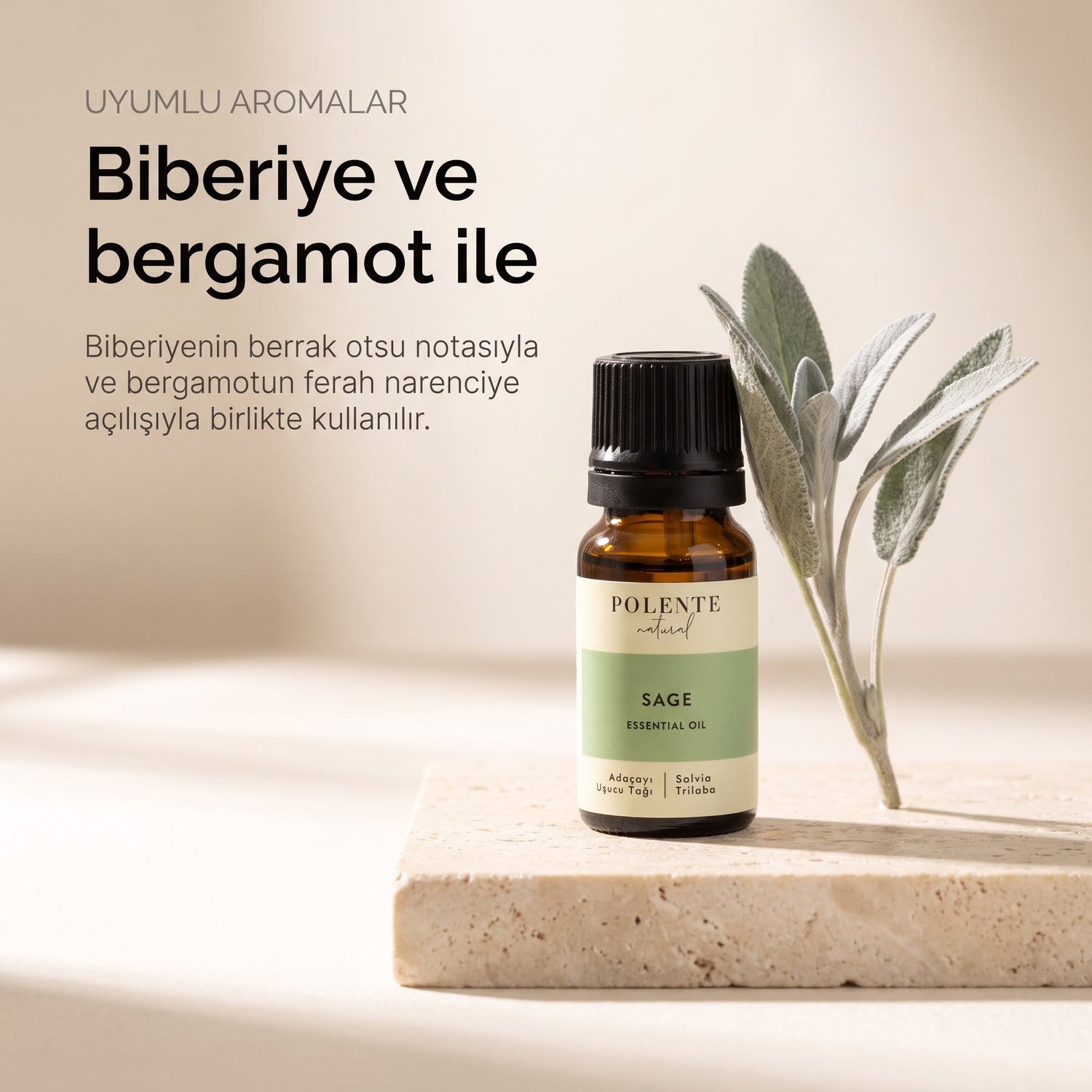 Biberiye ve bergamot ile