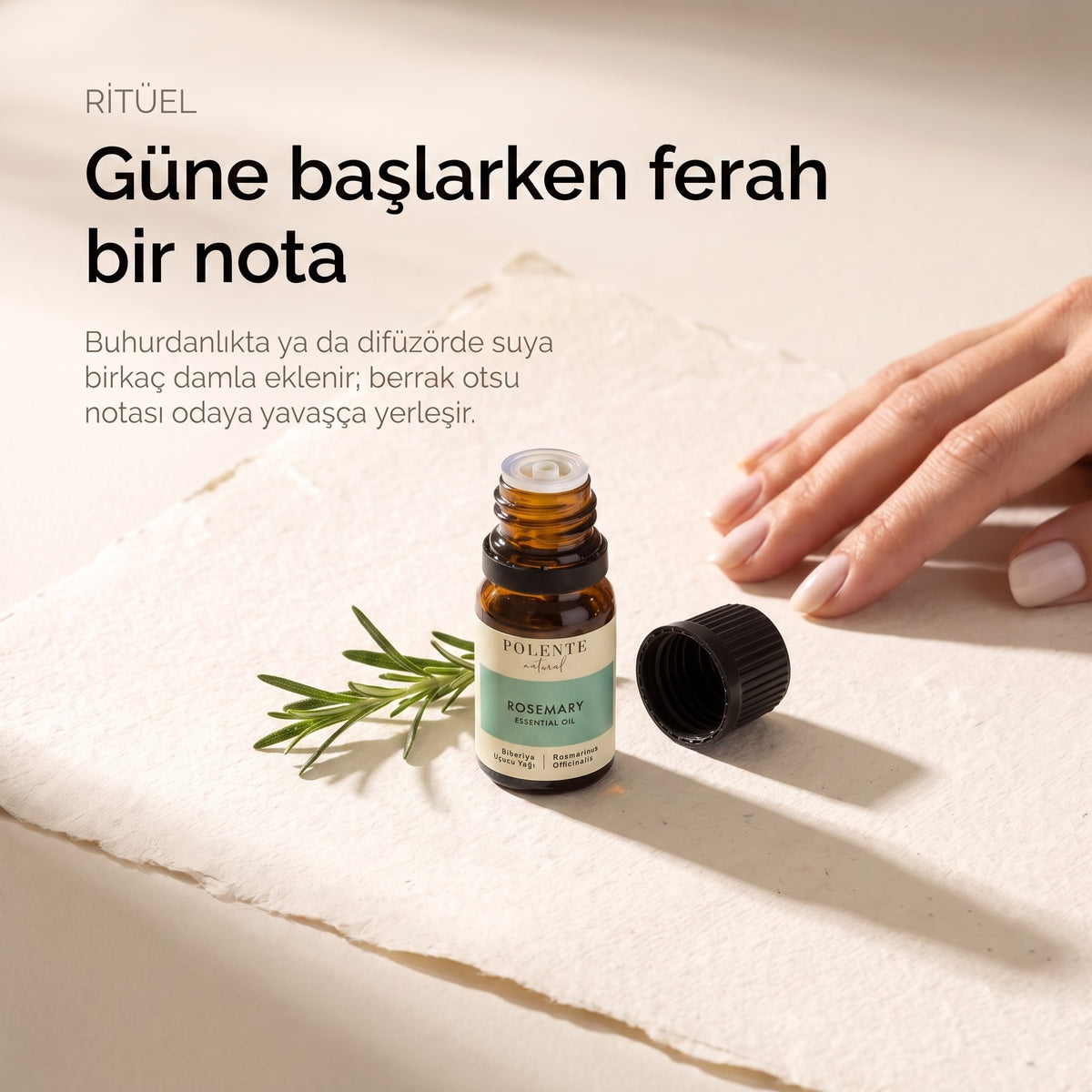 Biberiye uçucu yağı ritüel