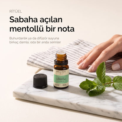 İngiliz nanesi uçucu yağı ritüel