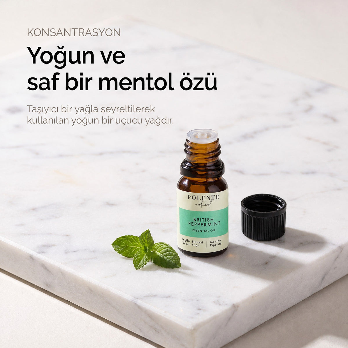 Yoğun ve saf bir mentol özü