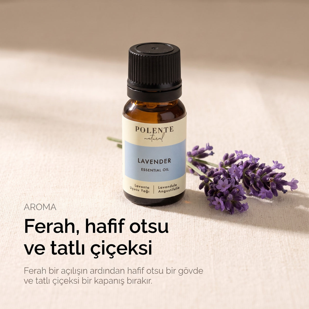 Ferah, hafif otsu ve tatlı çiçeksi