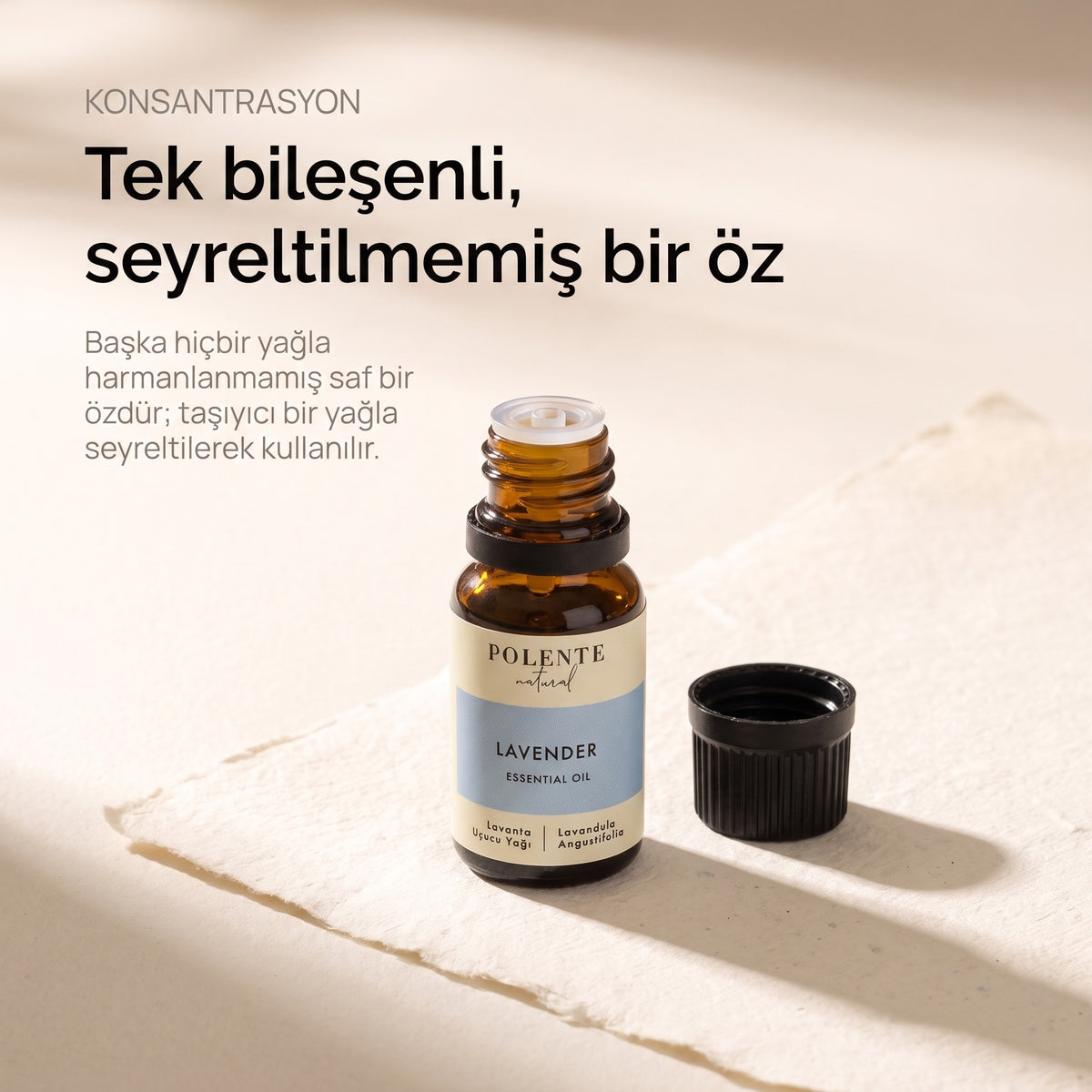 Tek bileşenli, seyreltilmemiş bir öz