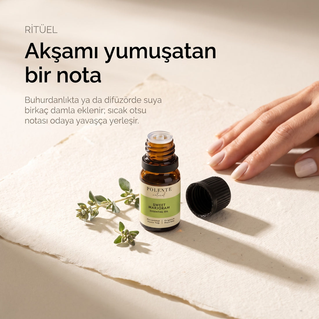 Mercanköşk uçucu yağı 5 ml — buhurdanlıkta ritüel