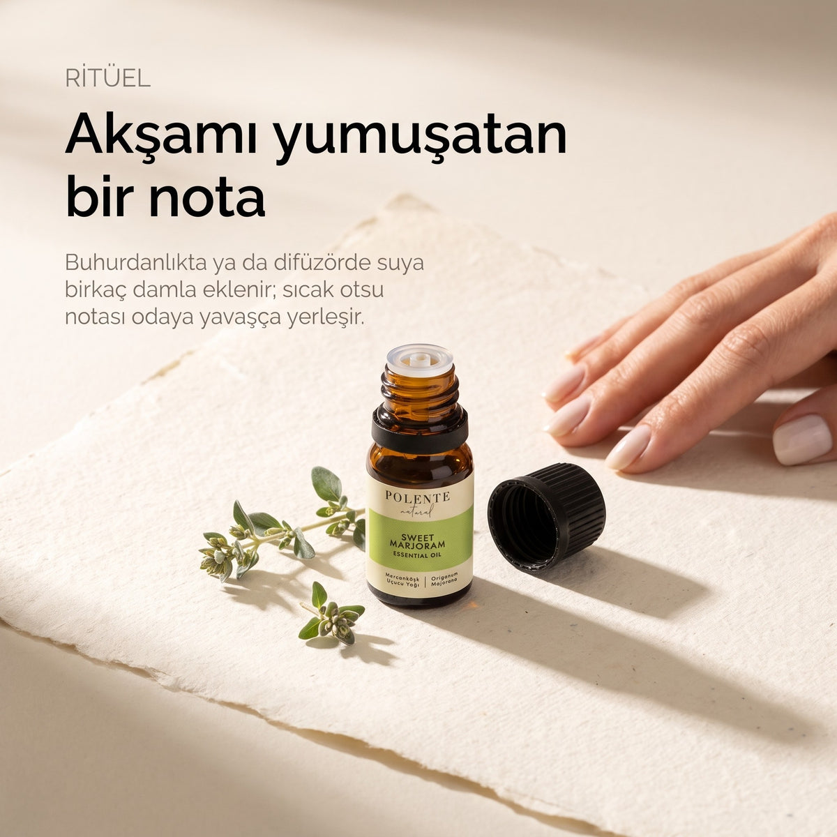 Mercanköşk uçucu yağı 5 ml — buhurdanlıkta ritüel