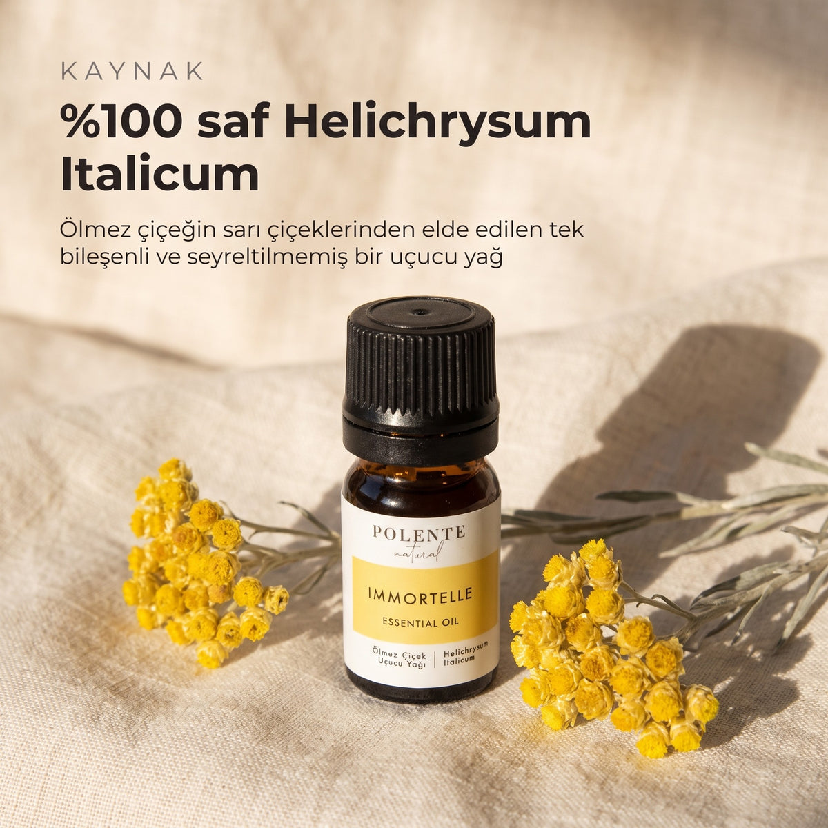%100 saf Helichrysum Italicum ölmez çiçek uçucu yağı