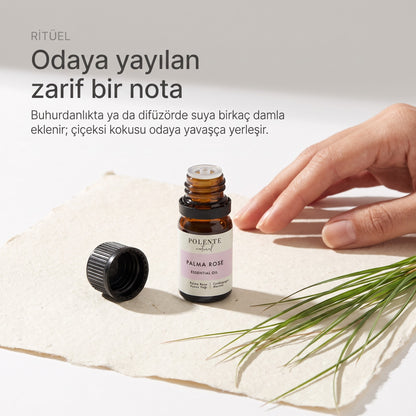 Palma Rosa uçucu yağı 5 ml — buhurdanlıkta ritüel