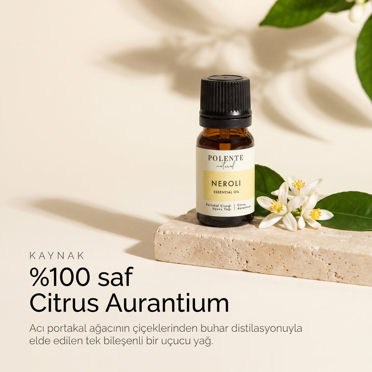 Neroli uçucu yağı 5 ml — %100 saf Citrus Aurantium