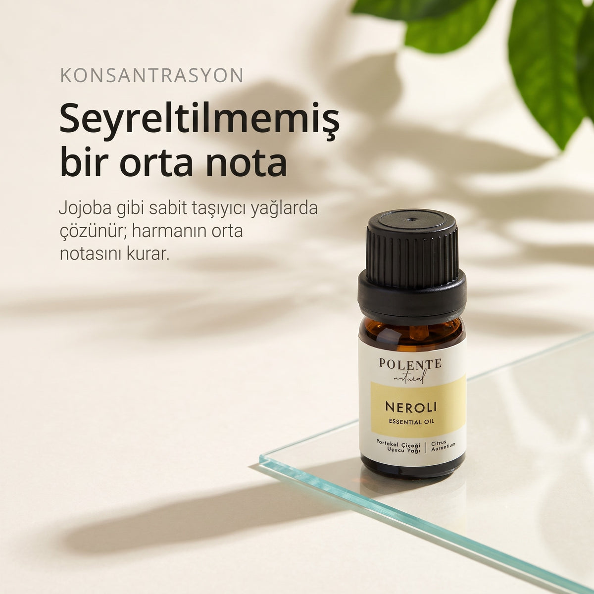 Neroli uçucu yağı 5 ml — seyreltilmemiş bir orta nota