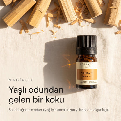 Yaşlı sandal odunundan gelen koku