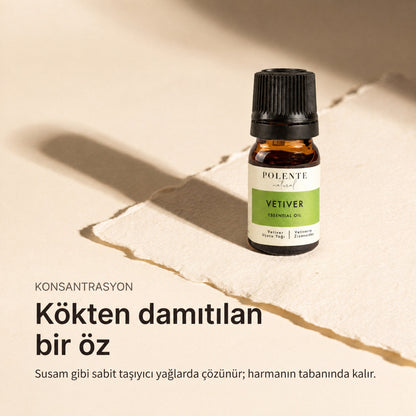 Kökten damıtılan vetiver özü