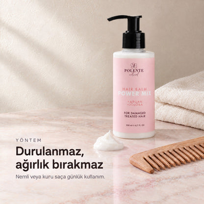 Onarıcı &amp; Besleyici Saç Kremi — Durulanmaz, ağırlık bırakmaz