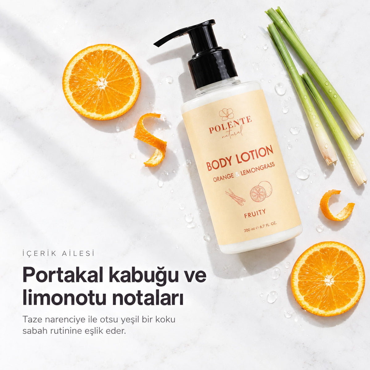 Portakal &amp; Limon Otu Vücut Losyonu 200 ml — portakal kabuğu ve limonotu notaları