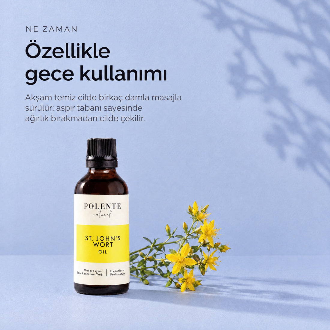Sarı Kantaron Yağı 50 ml — özellikle gece kullanımı
