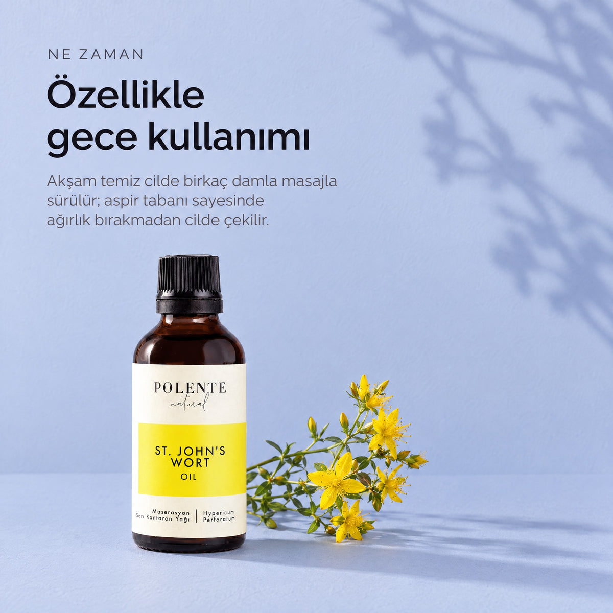 Sarı Kantaron Yağı 50 ml — özellikle gece kullanımı