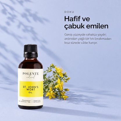Sarı Kantaron Yağı 50 ml — hafif ve çabuk emilen