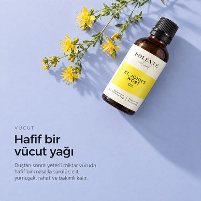 Sarı Kantaron Yağı 50 ml — hafif bir vücut yağı