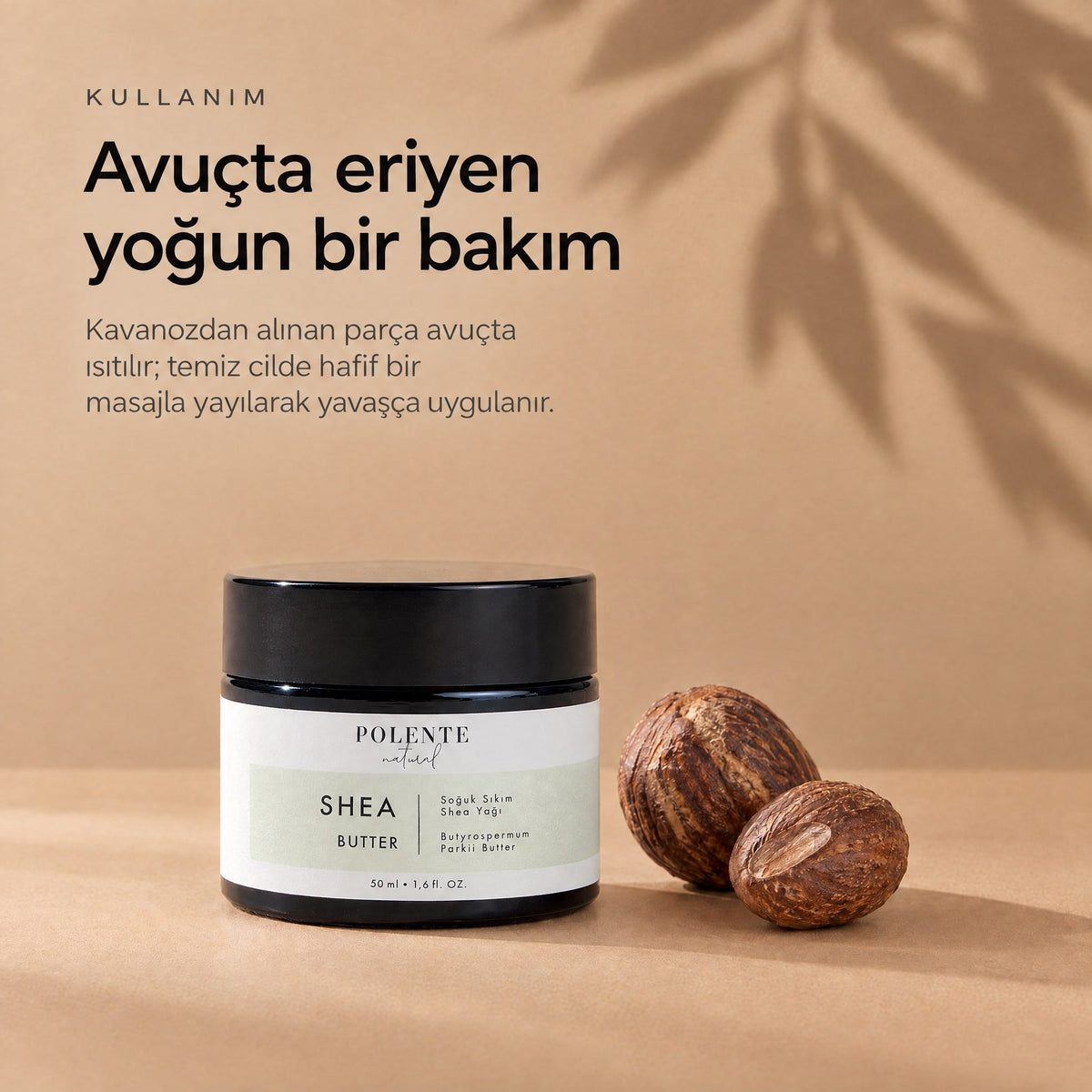 Shea Butter 50 ml — avuçta eriyen yoğun bir bakım