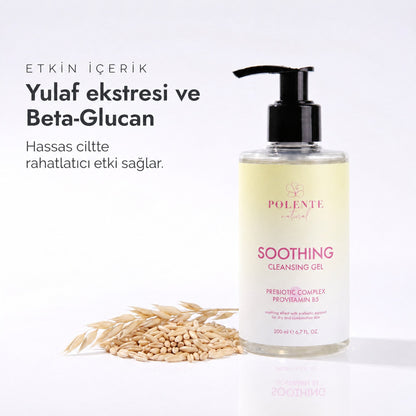 Soothing Cleansing Gel 200 ml — Yulaf ekstresi ve Beta-Glucan