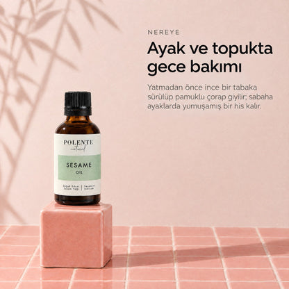 Susam Yağı 50 ml — ayak ve topukta gece bakımı