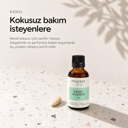 Tatlı Badem Yağı 50 ml — kokusuz bakım isteyenlere