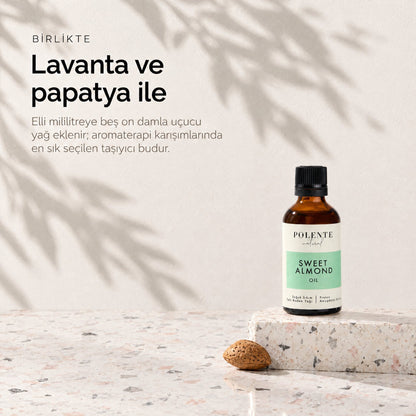 Tatlı Badem Yağı 50 ml — lavanta ve papatya ile