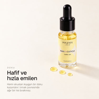 Tırnak ve Kütikül Bakım Yağı 10 ml — Hafif ve hızla emilen