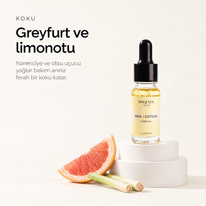 Tırnak ve Kütikül Bakım Yağı 10 ml — Greyfurt ve limonotu