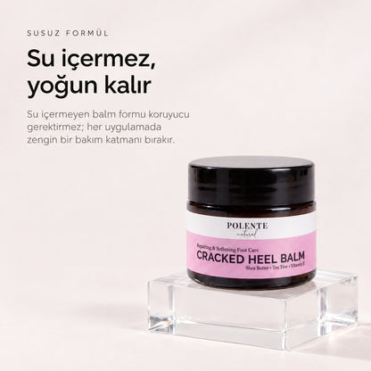 Cracked Heel Balm Topuk Balmı 50 ml — Su içermez, yoğun kalır