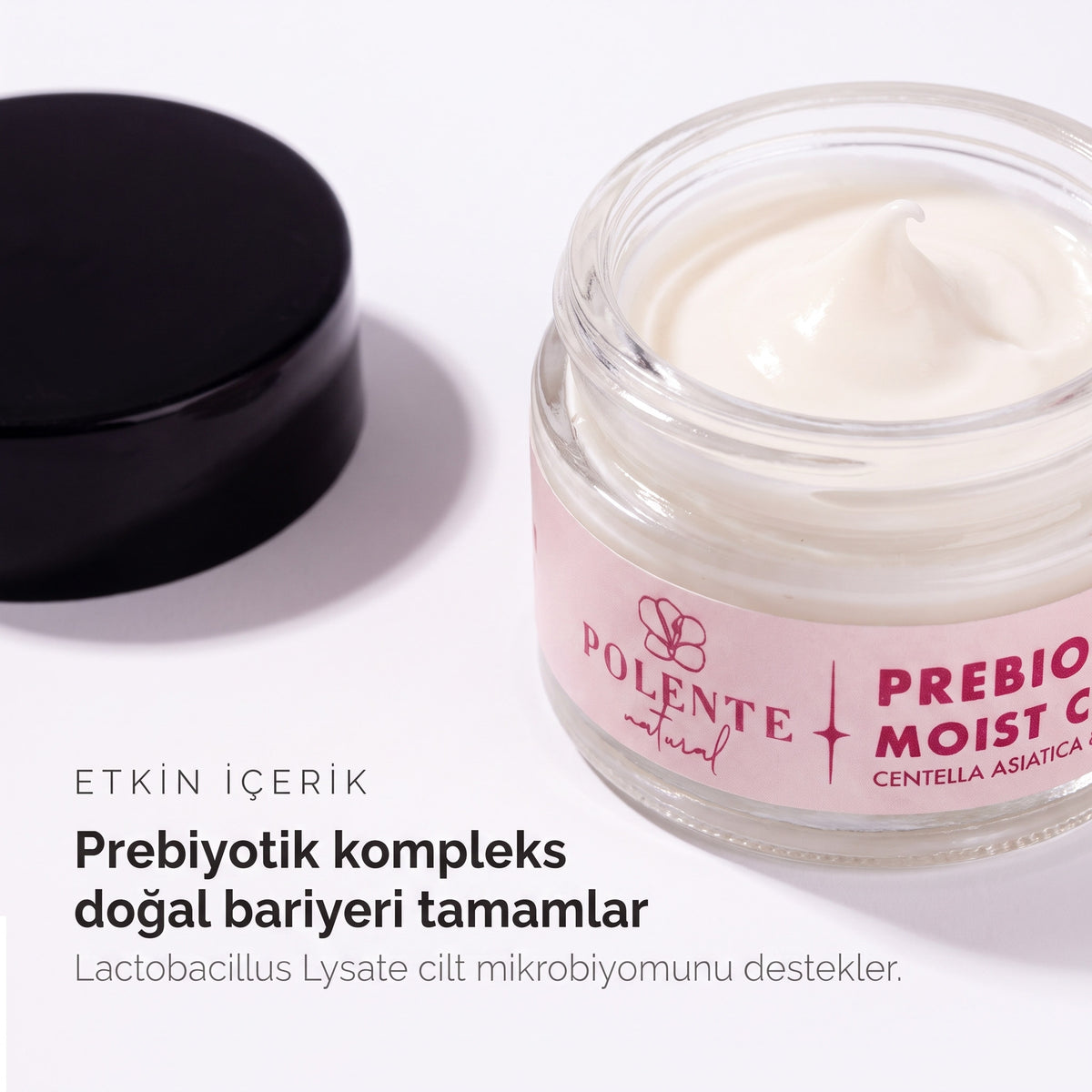 PREBIOTIC MOIST CREAM 50 ml — Lactobacillus Lysate prebiyotik kompleks cilt mikrobiyomunu destekler