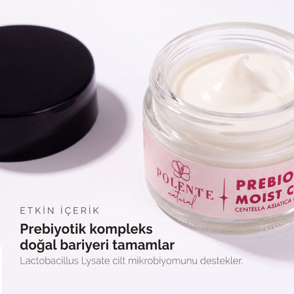 PREBIOTIC MOIST CREAM 50 ml — Lactobacillus Lysate prebiyotik kompleks cilt mikrobiyomunu destekler