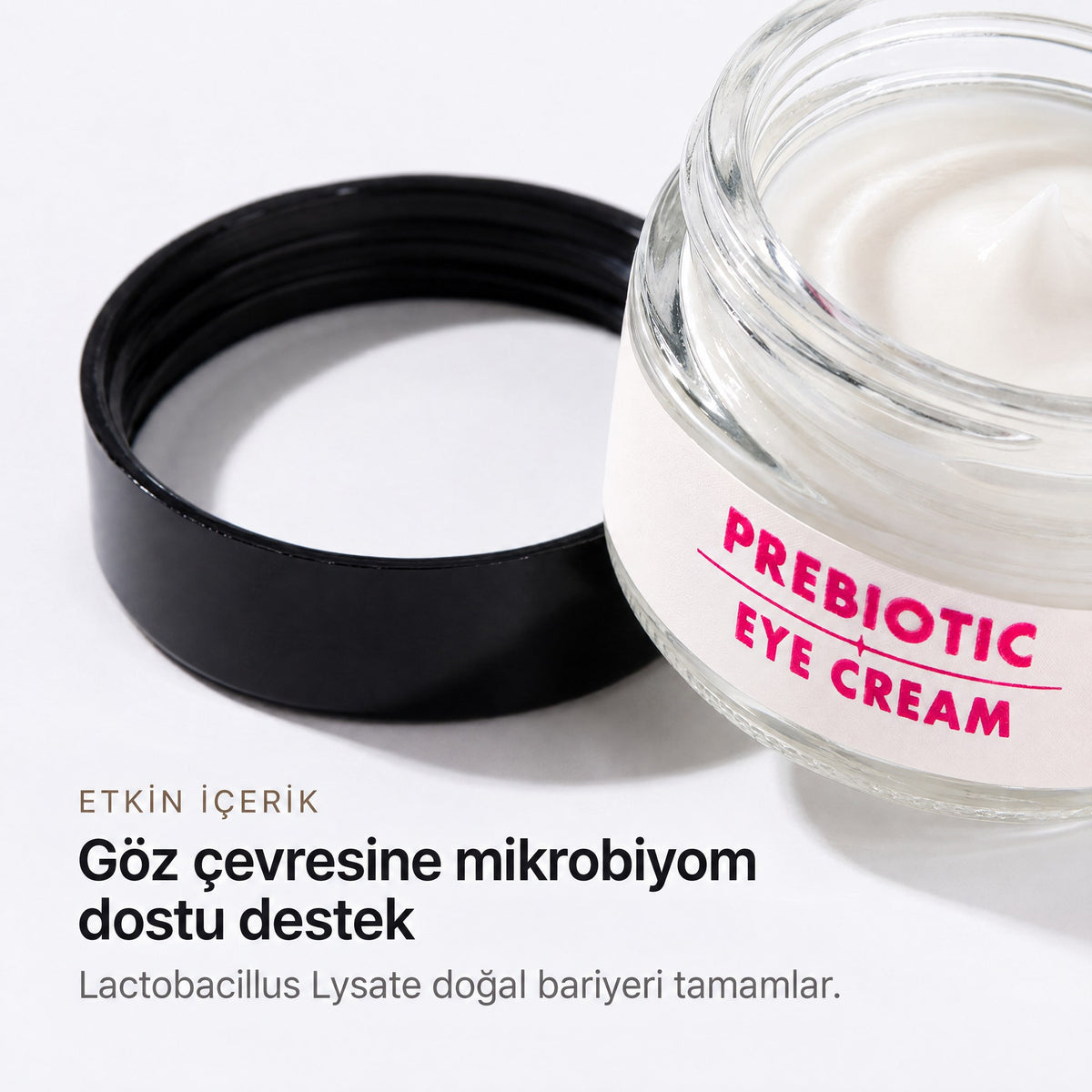 PREBIOTIC EYE CREAM 20 ml — Lactobacillus Lysate ile mikrobiyom dostu göz bakımı